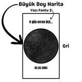 Yıldız Haritası Özel Tasarım